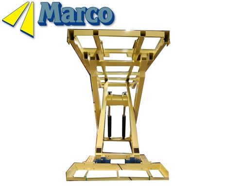Table de levage à ciseaux hydrauliques verticales avec capacité de 18000 kg et traction de levage de 2800 mm