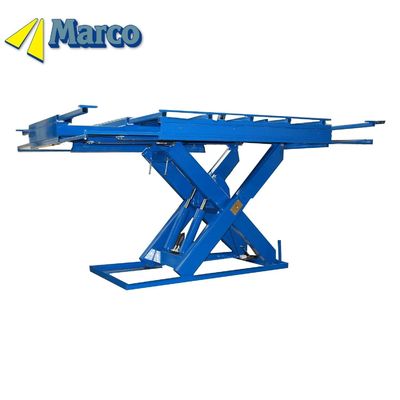 Table de levage à ciseaux verticale Marco avec mécanisme de levage hydraulique et plateforme extensible