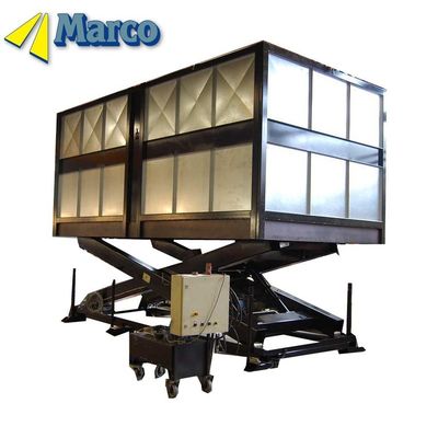 Crane stationnaire à bord de navires Marco Table élévatrice hydraulique à ciseaux pour voitures pour parking hôtelier