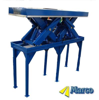 Tableau de levage hydraulique à ciseaux personnalisé 1200 mm de hauteur avec un niveau de poids spécial