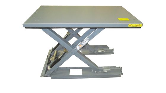 Taille élévatrice à ciseaux hydrauliques électriques de 1000 kg avec CE et profil bas